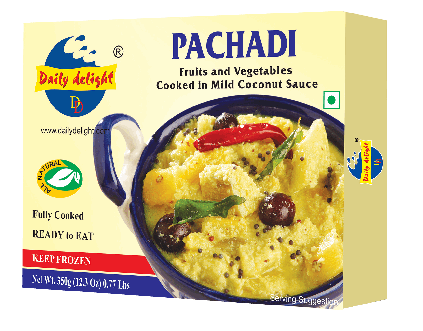 Daily Delight Pachadi-Gms : 350 - www.foodworldmd.com