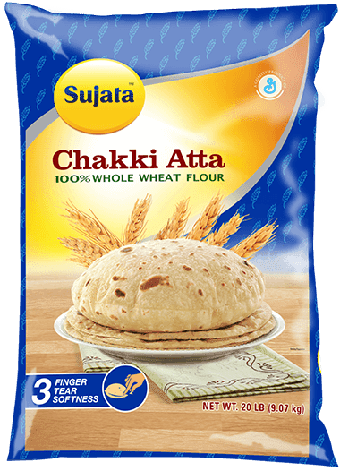 Sujata Whole Wheat Flour-Lbs : 20 - www.foodworldmd.com