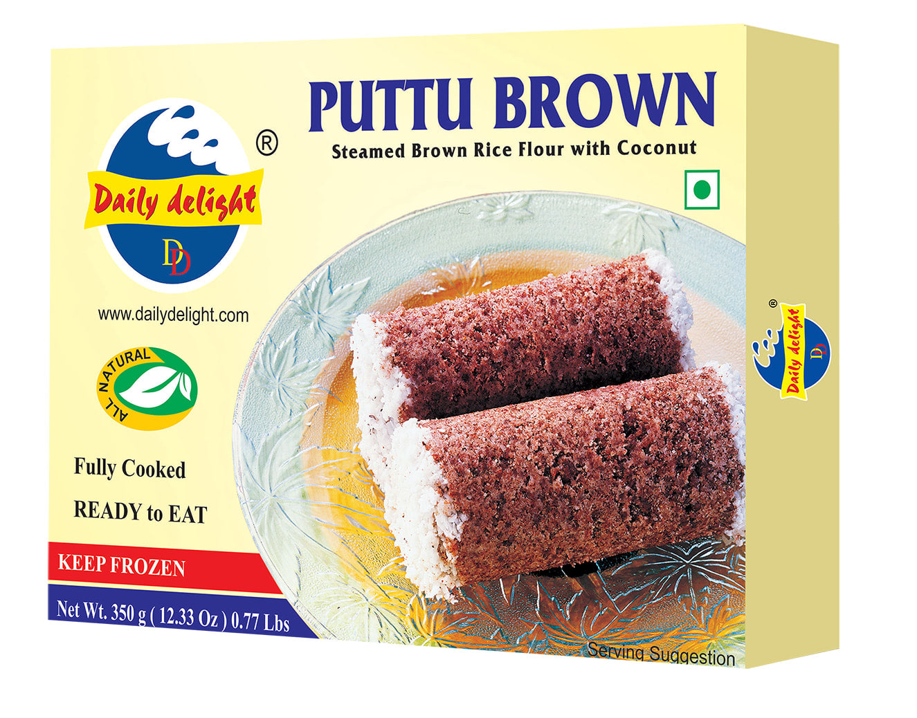 Daily Delight Puttu Brown-Gms : 350 - www.foodworldmd.com