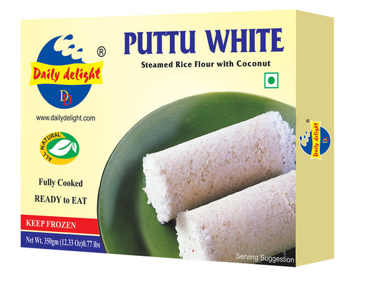 Daily Delight Puttu White-Gms : 350 - www.foodworldmd.com