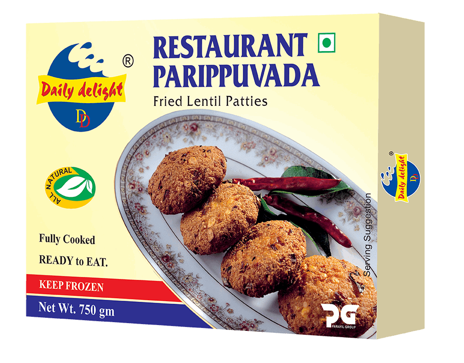 Daily Delight Parippuvada-Gms : 750 - www.foodworldmd.com