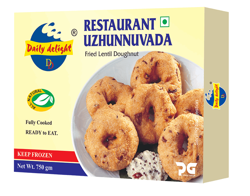 Daily Delight Uzhunnu Vada-Gms : 750 - www.foodworldmd.com