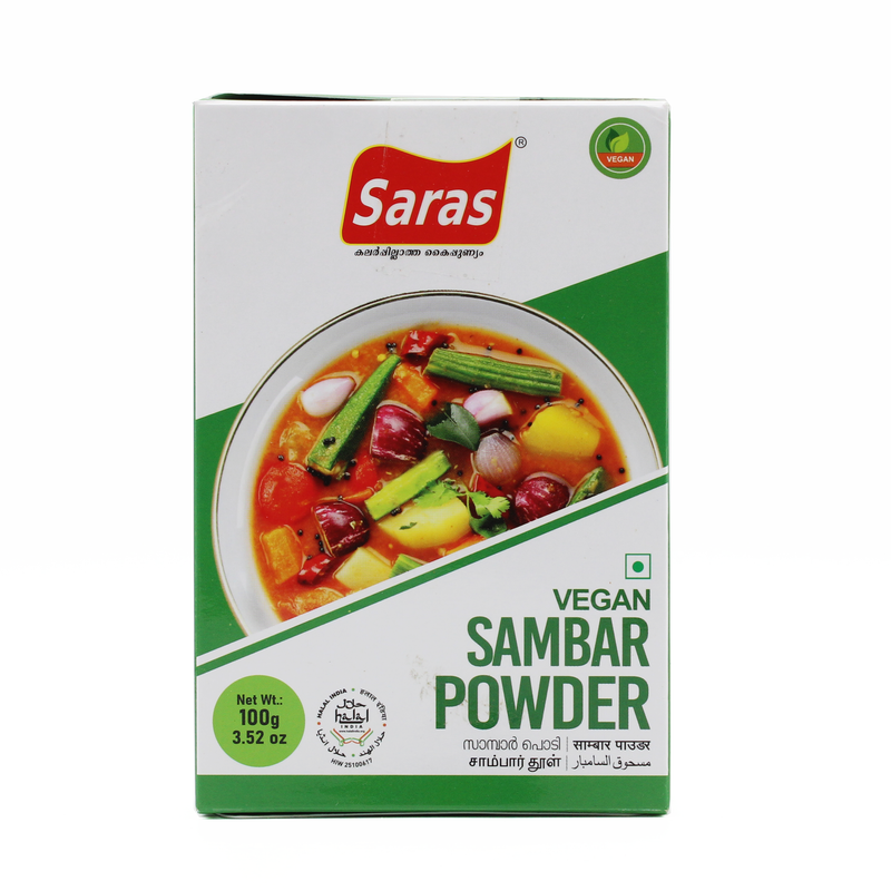 Saras Sambar Powder-Gms : 200 - www.foodworldmd.com