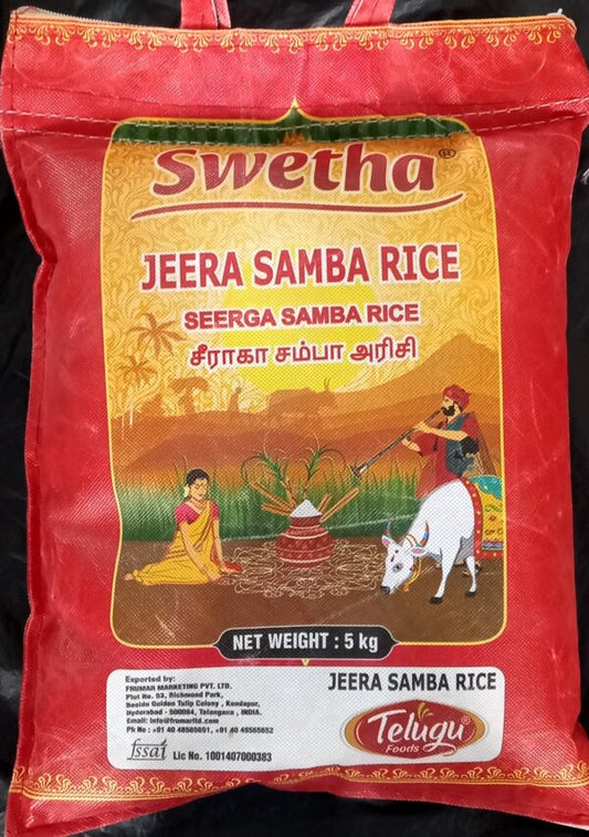 Telugu Seeragasamba Rice-Lbs : 10 - www.foodworldmd.com