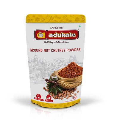 Adukale Ground Nut Chutney Powder-Gms : 200 - www.foodworldmd.com