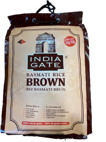 India Gate Brown Basmati-Lbs : 10 - www.foodworldmd.com