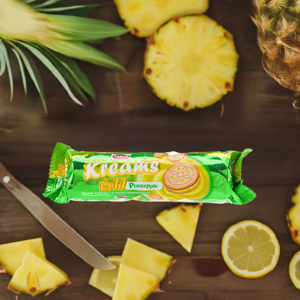 Parle Kreams Gold Pineapple-Gms : 66.72 - www.foodworldmd.com