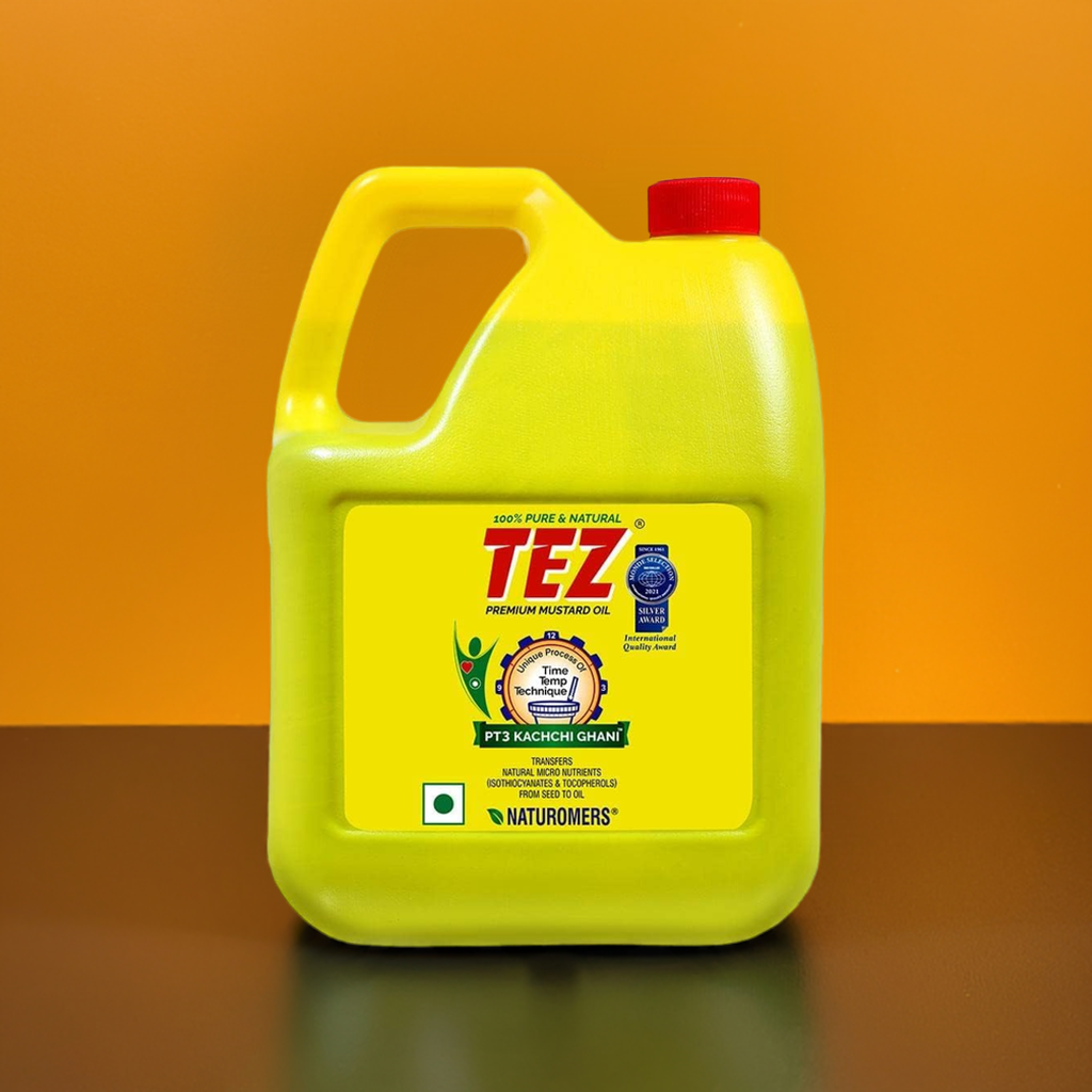 Tez Mustard Oil-Ltr : 5 - www.foodworldmd.com