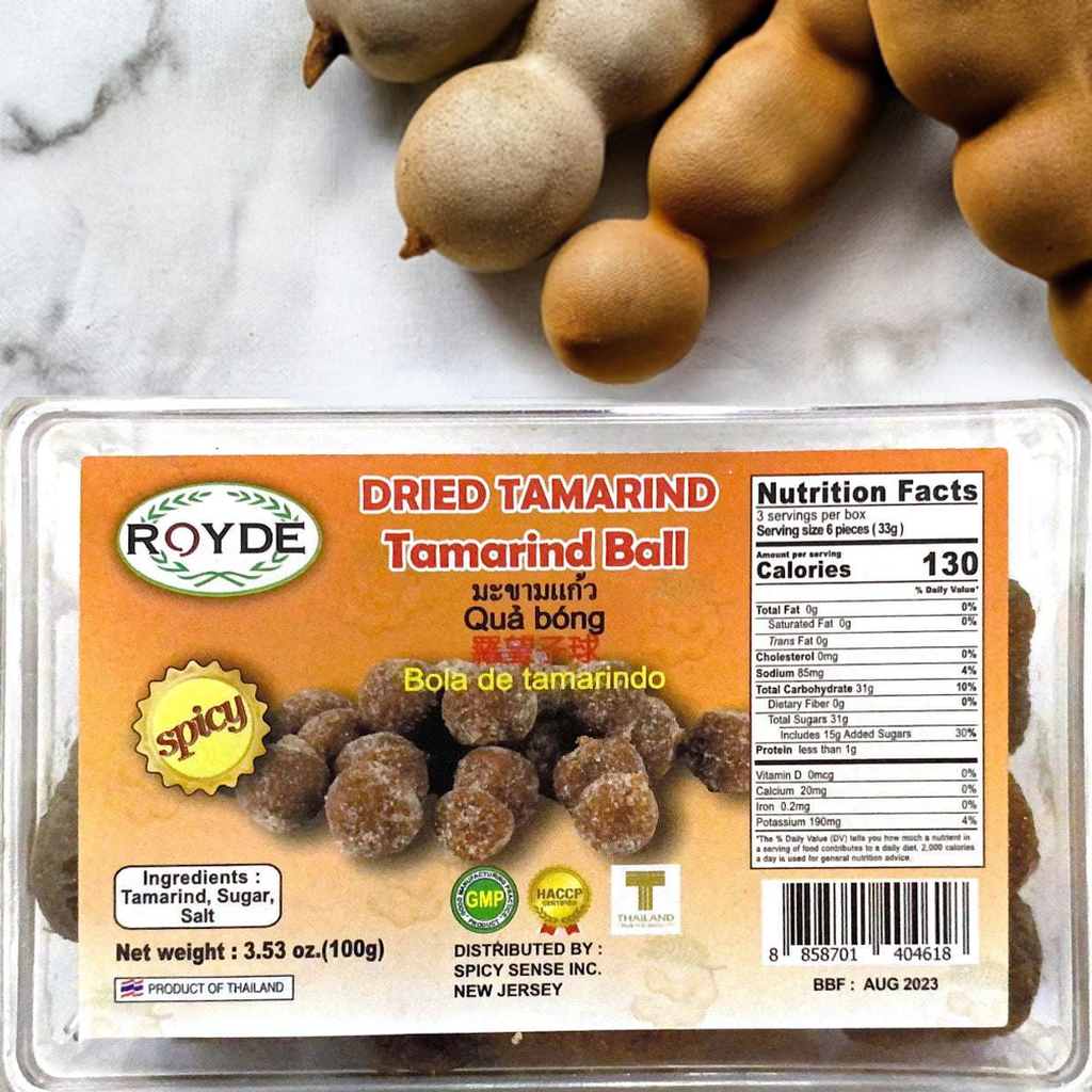 Royde Dried Tamarind Ball Candy-Gms : 100 - www.foodworldmd.com