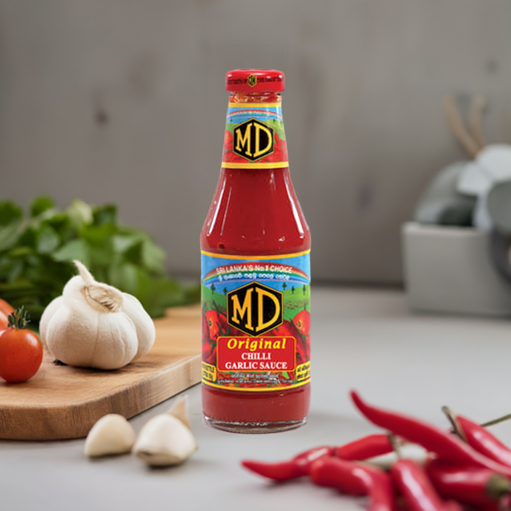 MD Chilli Garlic Sauce-Gms : 400 - www.foodworldmd.com