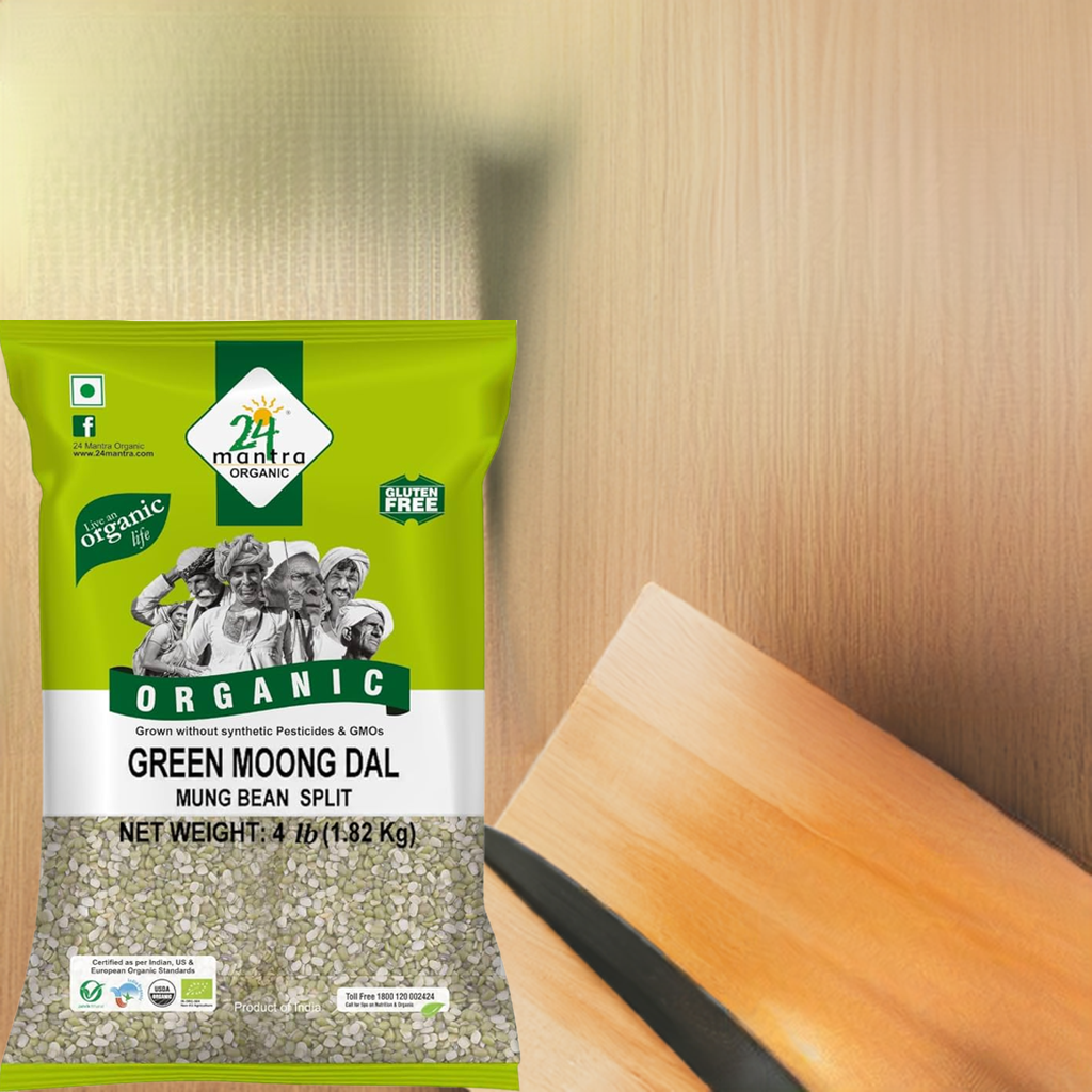 24 Mantra Organic Green Moong Dal Split-Lbs : 2 - www.foodworldmd.com