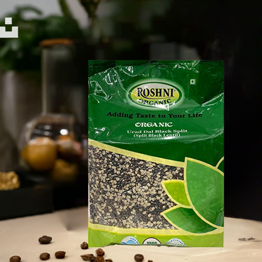 Roshini Organic Urad Split-Lbs : 3.64 - www.foodworldmd.com