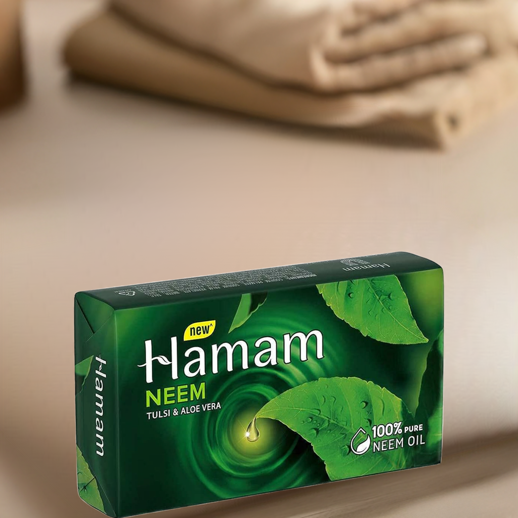 Hamam Neem Soap-Gms : 150 - www.foodworldmd.com