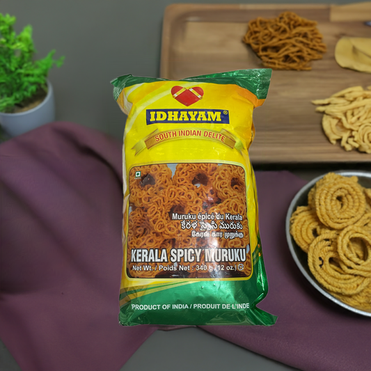 Idhayam Kerala Spicy Murukku-Gms : 340 - www.foodworldmd.com