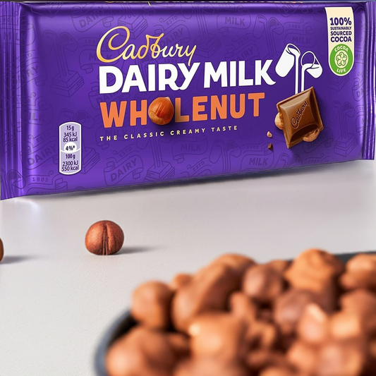 Cadbury Whole Nut Chocolate-Gms : 180 - www.foodworldmd.com