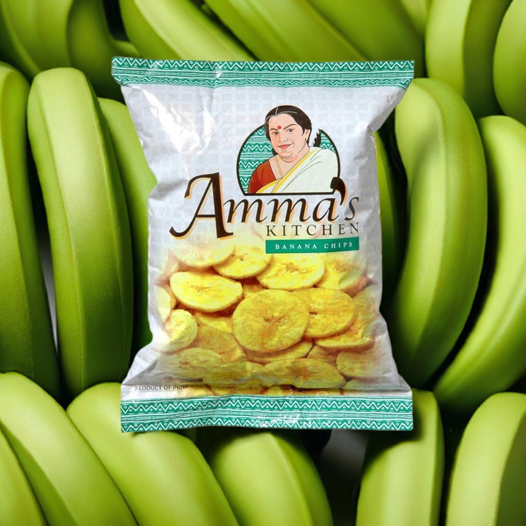 Ammas Kitchen Banana Chips-Gms : 285 - www.foodworldmd.com