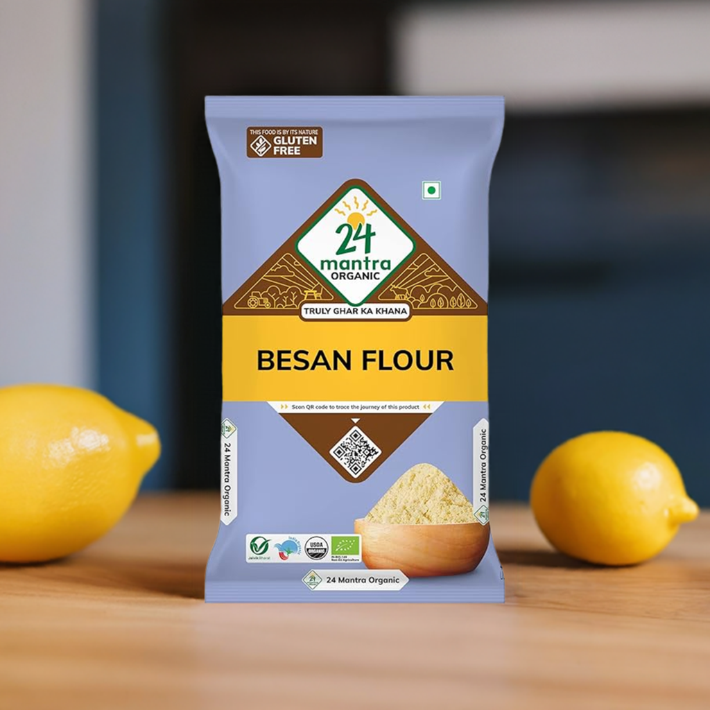 24 Mantra Organic Besan / Gram Flour-Lbs : 1 - www.foodworldmd.com