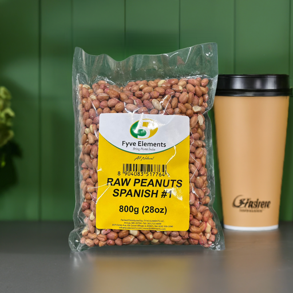 Fyve Elements Raw Peanuts-Gms : 400 - www.foodworldmd.com