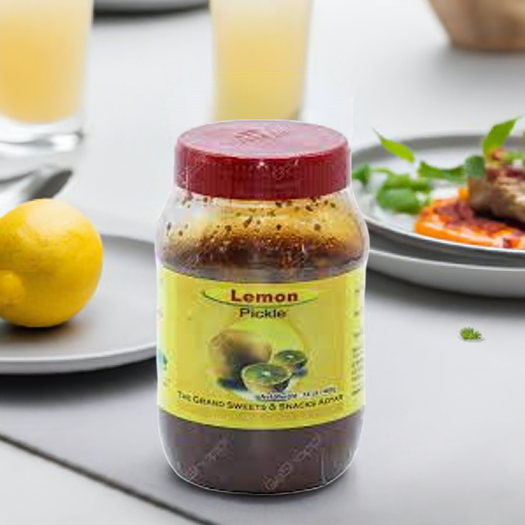 Grand Sweets Lemon Pickle-Gms : 400 - www.foodworldmd.com