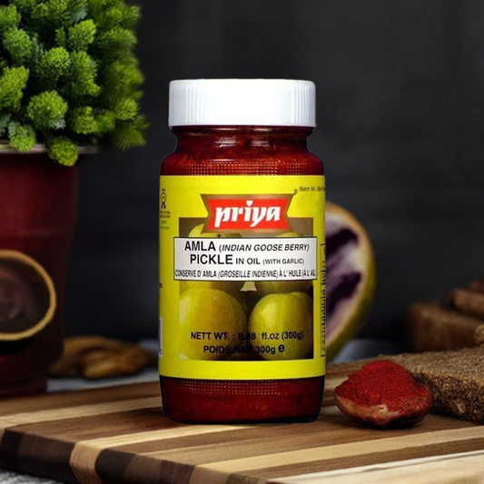 Priya Amla Pickle-Gms : 300 - www.foodworldmd.com