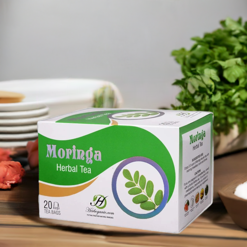 Herboganic Moringa Tea Bags-Gms : 75 - www.foodworldmd.com