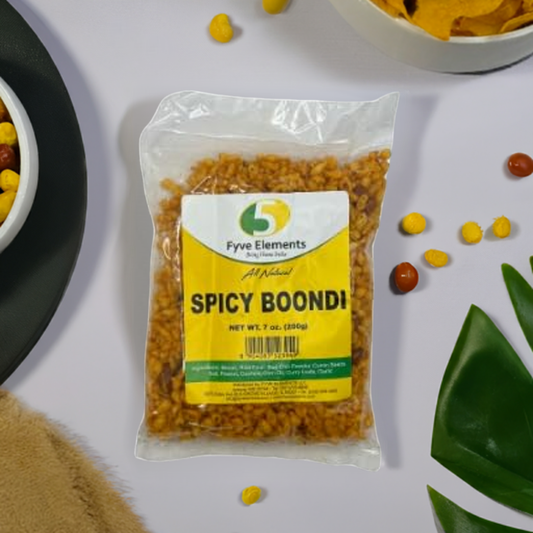 Fyve Elements Spicy Boondi-Gms : 200 - www.foodworldmd.com