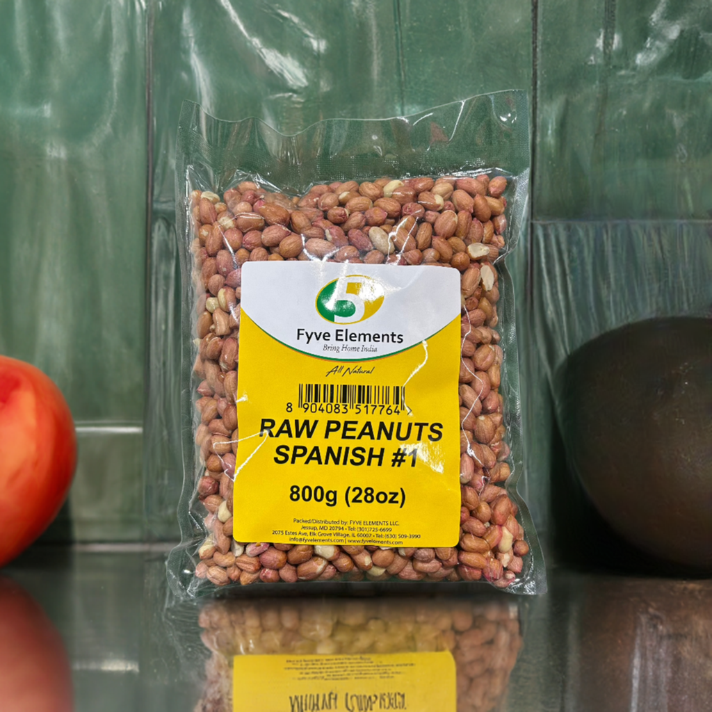 Fyve Elements Raw Peanuts-Lbs : 3.5 - www.foodworldmd.com