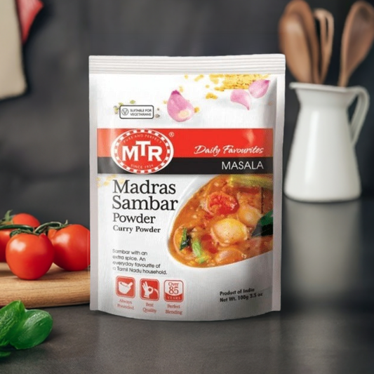 MTR Madras Sambar Powder-Gms : 100 - www.foodworldmd.com