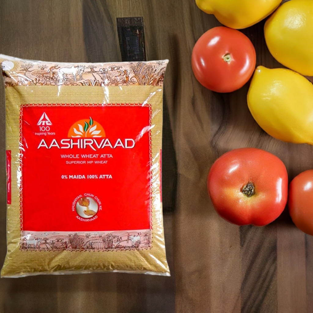 Aashirvaad Whole Wheat Flour-Lbs : 20 - www.foodworldmd.com