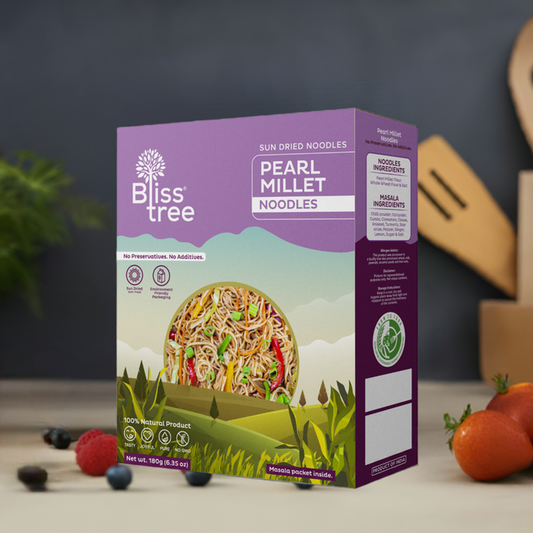 Bliss Tree Pearl Millet Noodles-Gms : 180 - www.foodworldmd.com