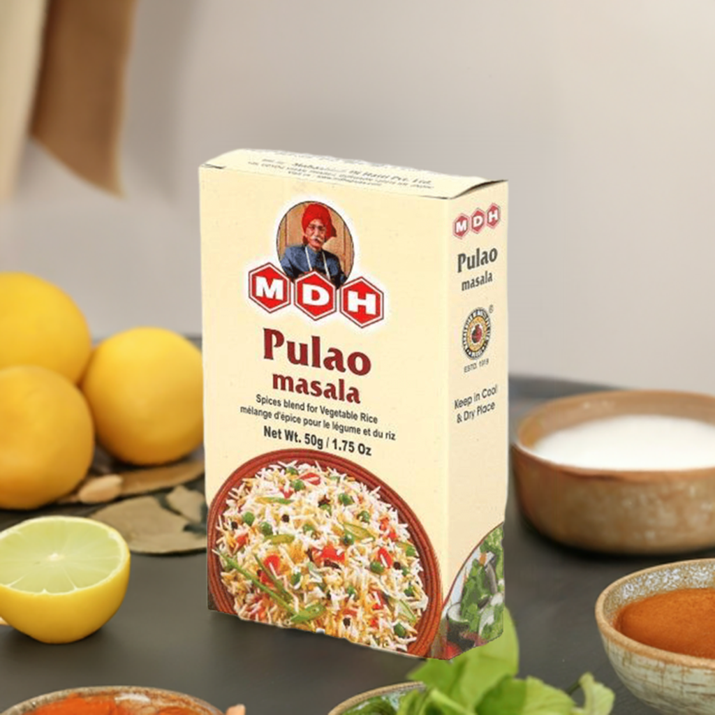 MDH Pulao Masala-Gms : 50 - www.foodworldmd.com