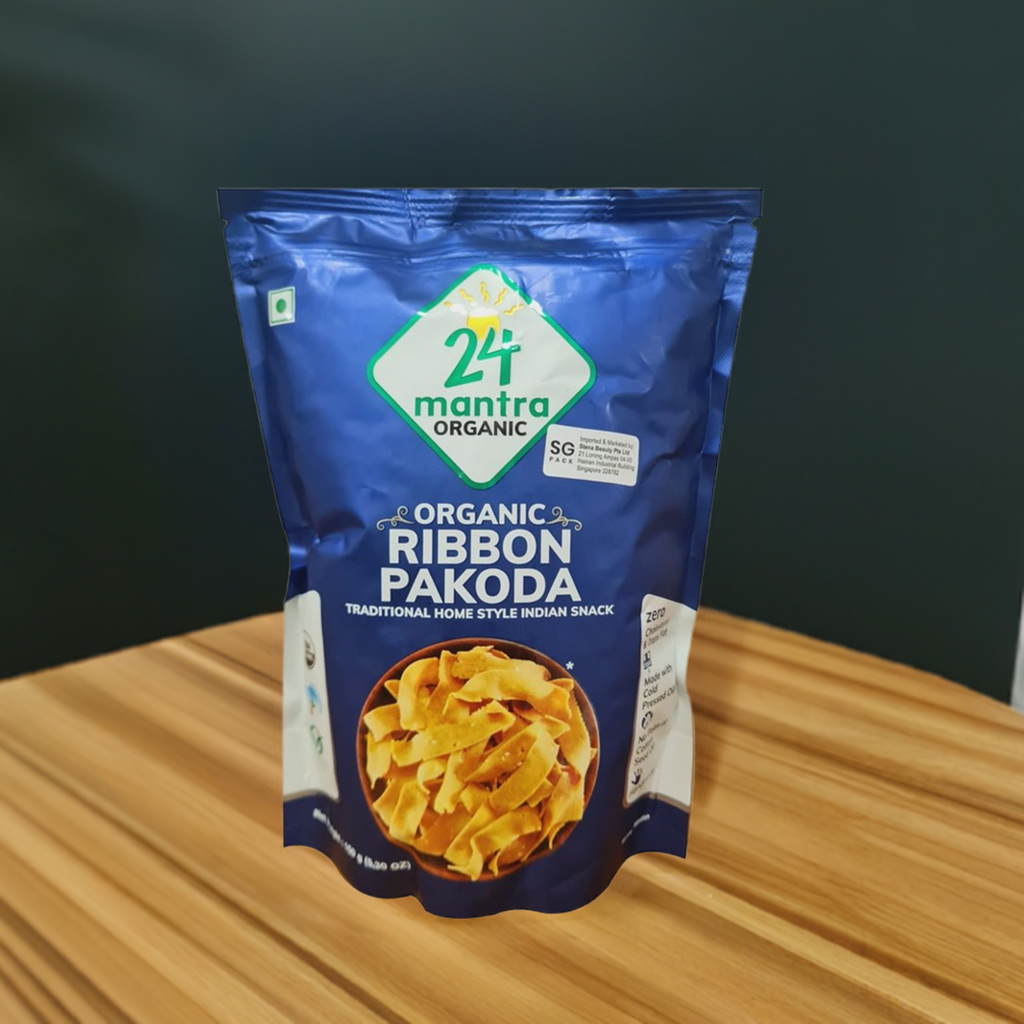 24 Mantra Organic Ribbon Pakoda-Gms : 150 - www.foodworldmd.com