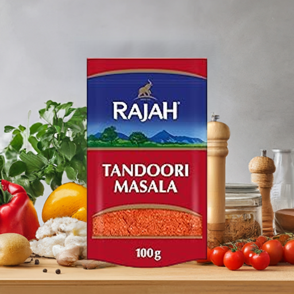 Rajah Tandoori Masala-Gms : 100 - www.foodworldmd.com