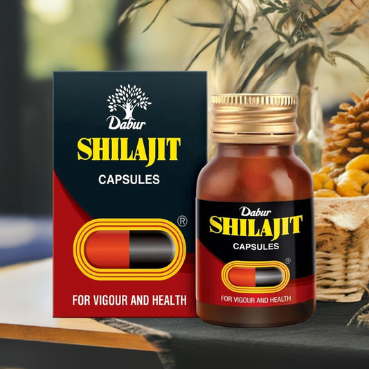 Dabur Shilajit Capsules-Tabs : 30 - www.foodworldmd.com