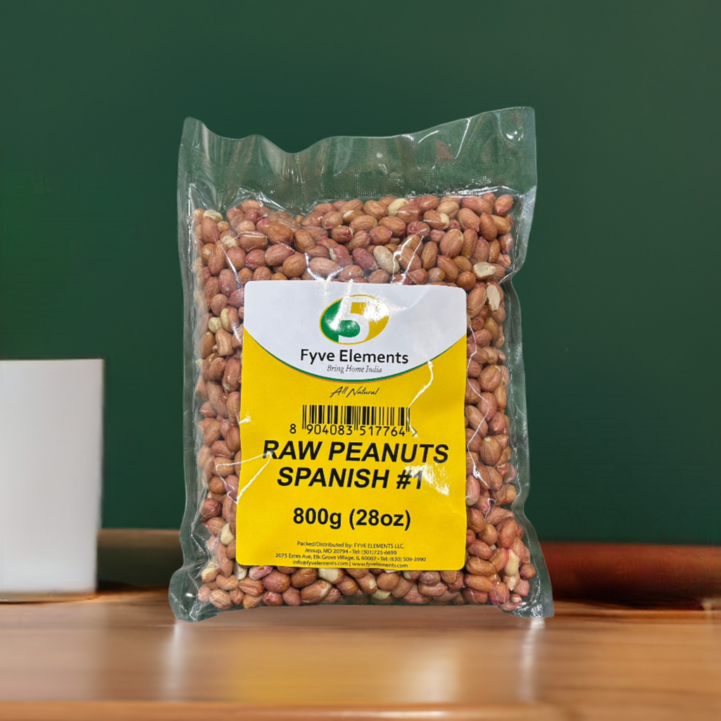 Fyve Elements Raw Peanuts-Gms : 400 - www.foodworldmd.com