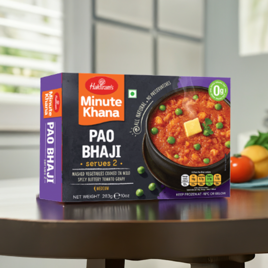 Haldirams Pao Bhaji-Gms : 283 - www.foodworldmd.com