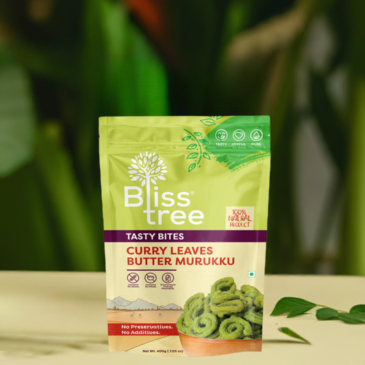 Bliss Tree Curry Leaves Butter Murukku-Gms : 400