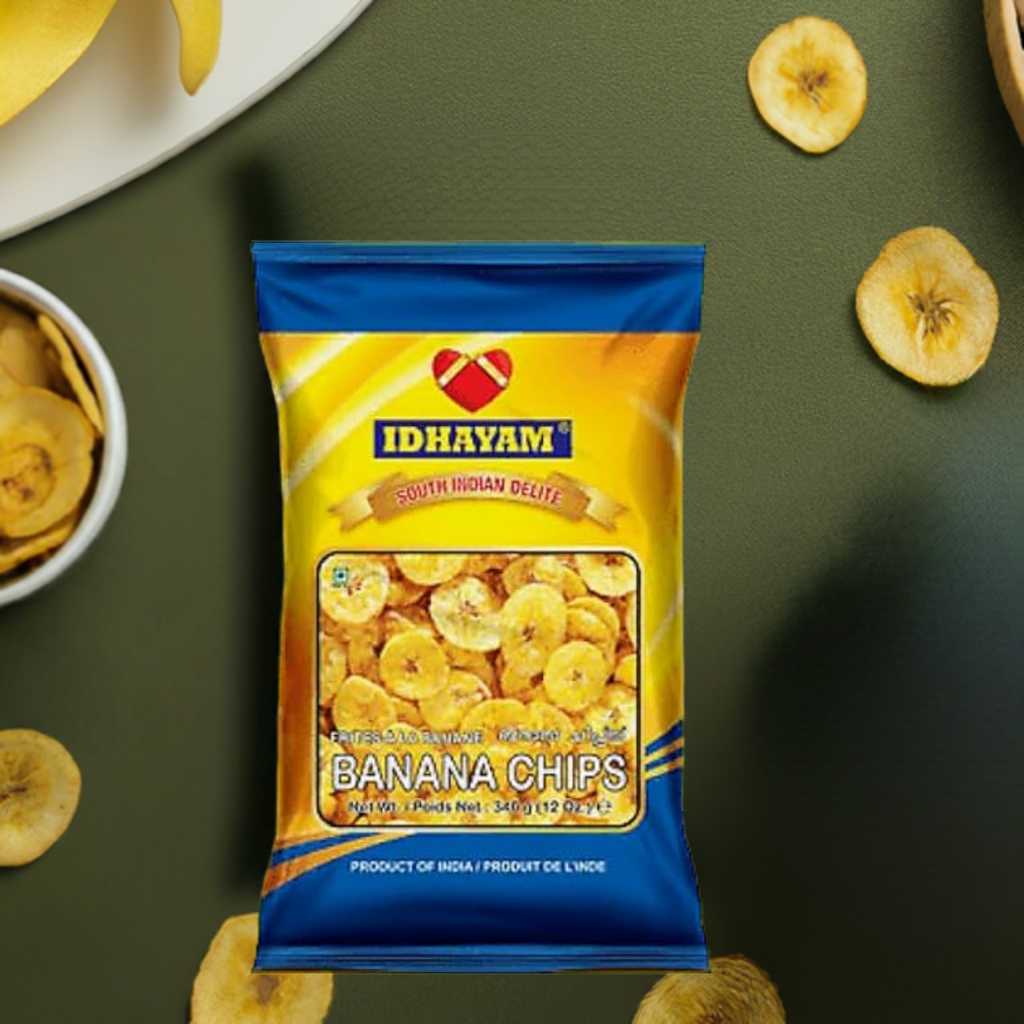 Idhayam Banana Chips-Gms : 340 - www.foodworldmd.com