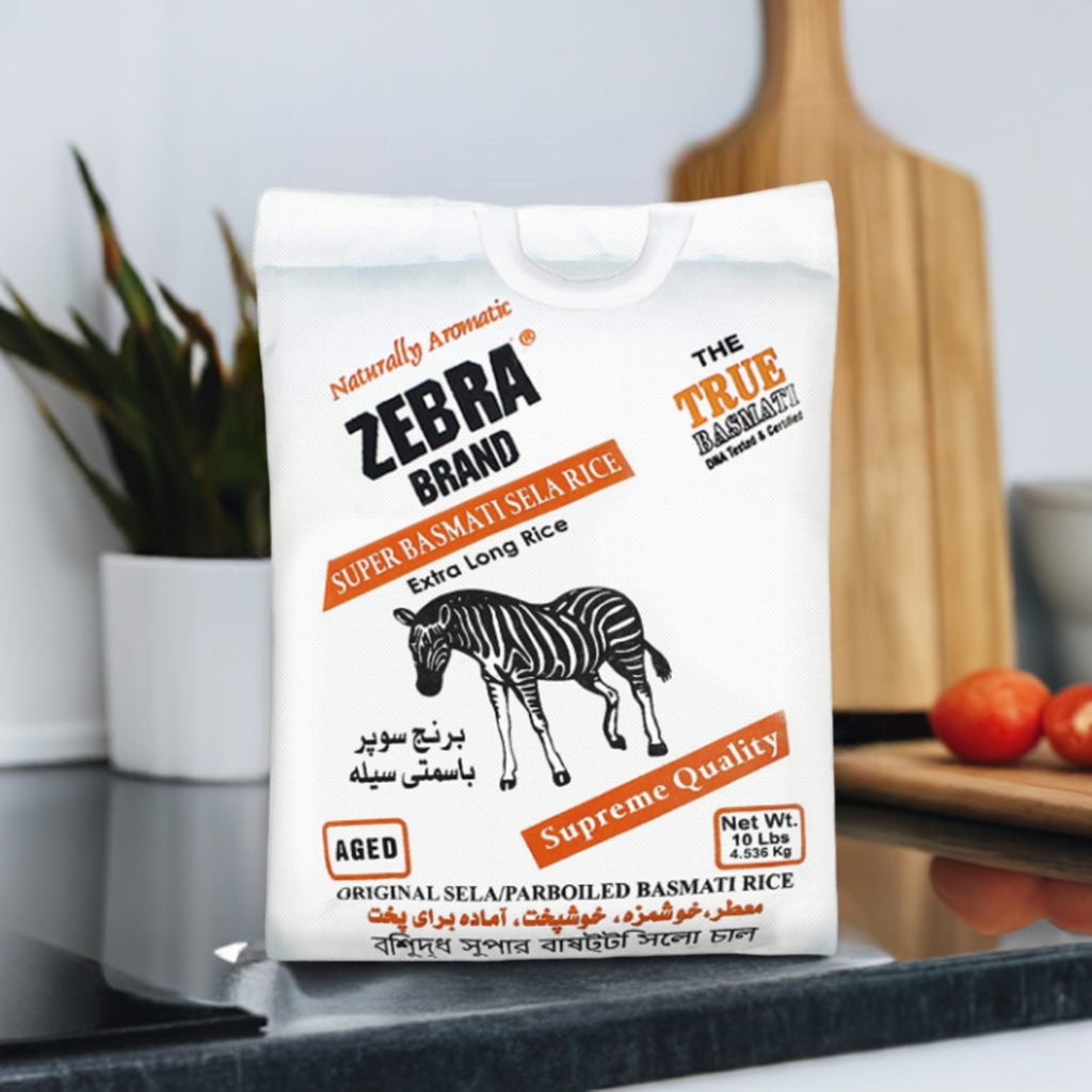 Zebra Basmati Sela-Lbs : 10 - www.foodworldmd.com