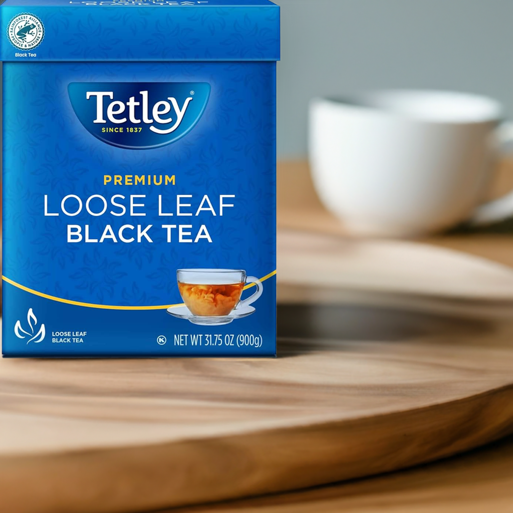 Tetley Loose Leaf Tea-Gms : 900 - www.foodworldmd.com