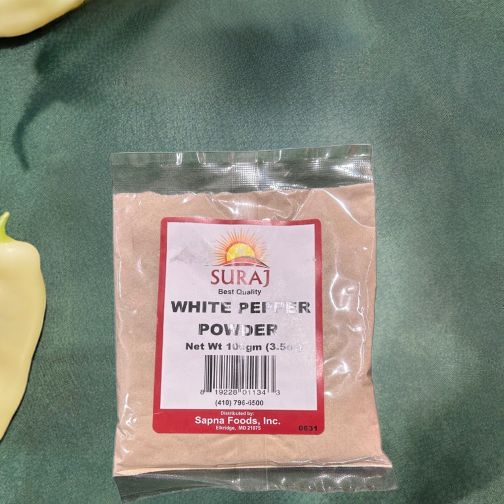 Suraj White Pepper Powder-Gms : 100 - www.foodworldmd.com