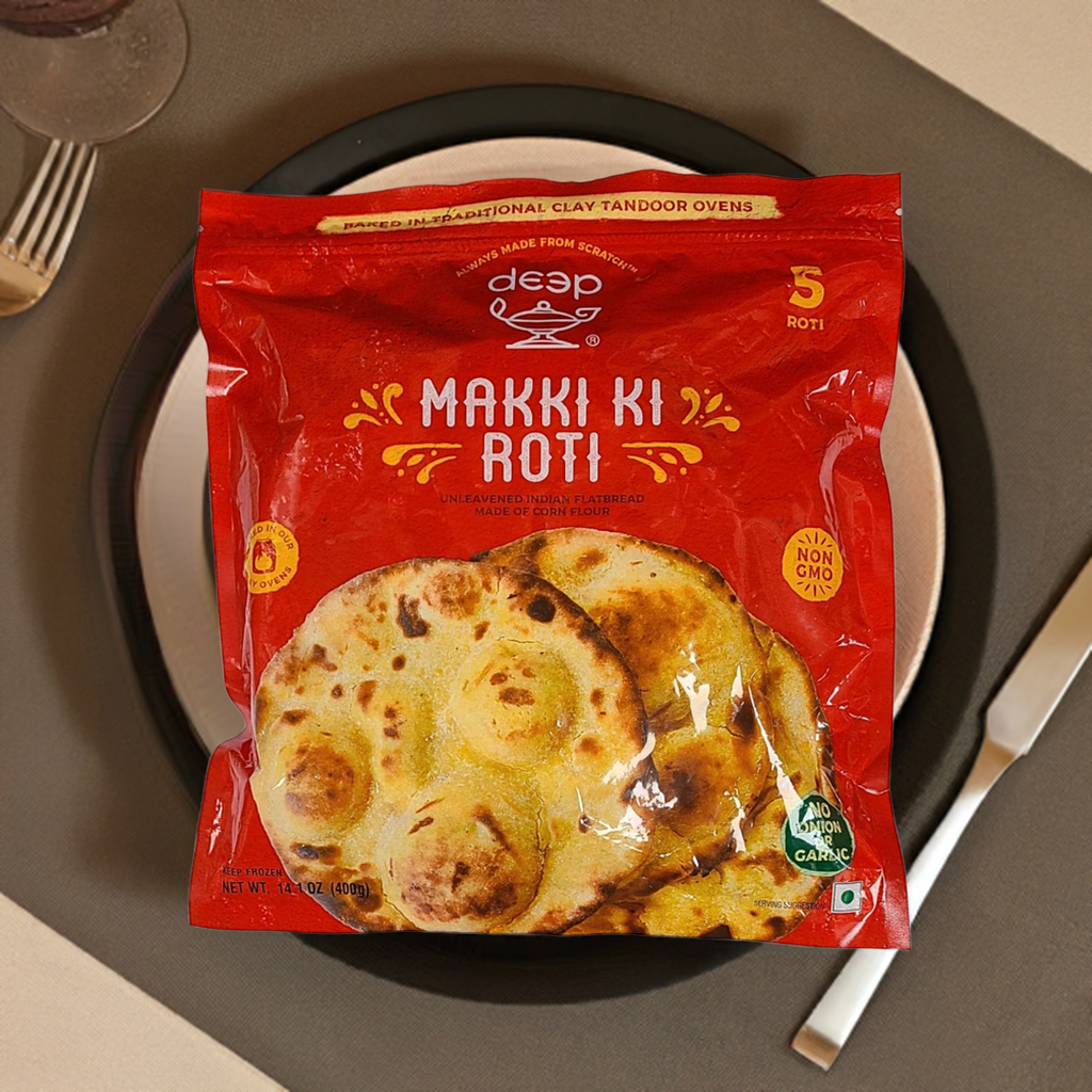 Deep Makki Ki Roti-Gms : 290 - www.foodworldmd.com