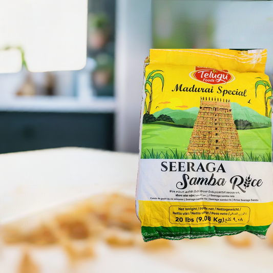 Telugu Seeragasamba Rice-Lbs : 20 - www.foodworldmd.com