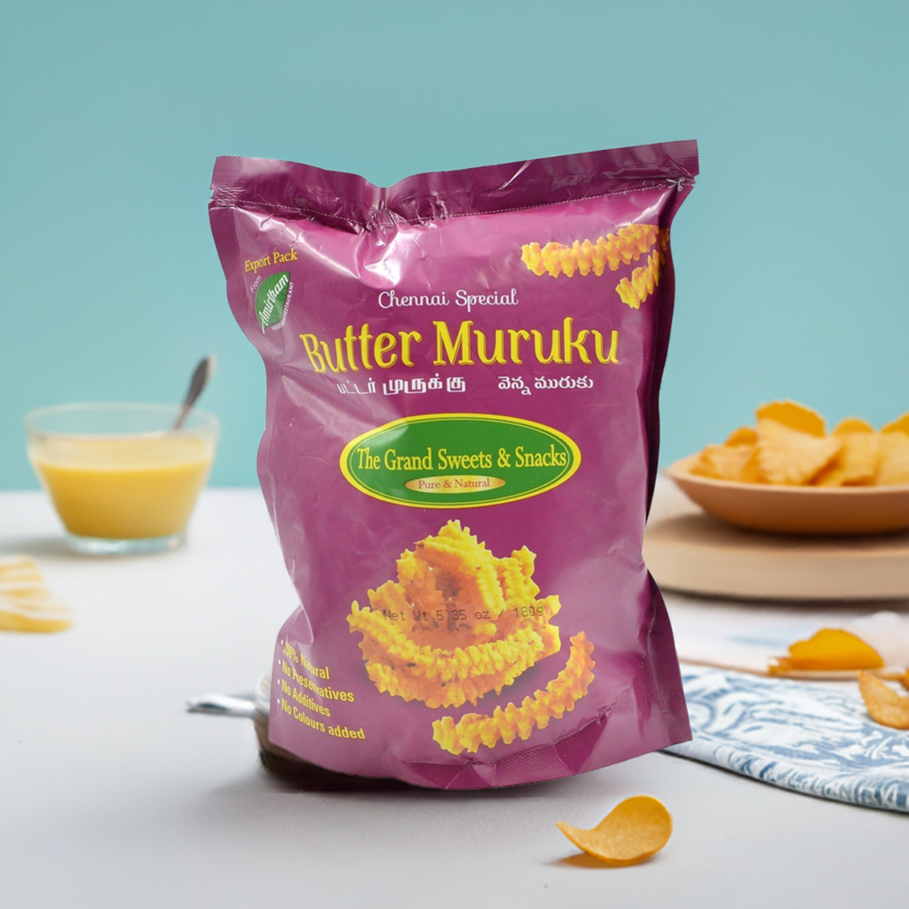 Grand Sweets Butter Murukku-Gms : 170 - www.foodworldmd.com