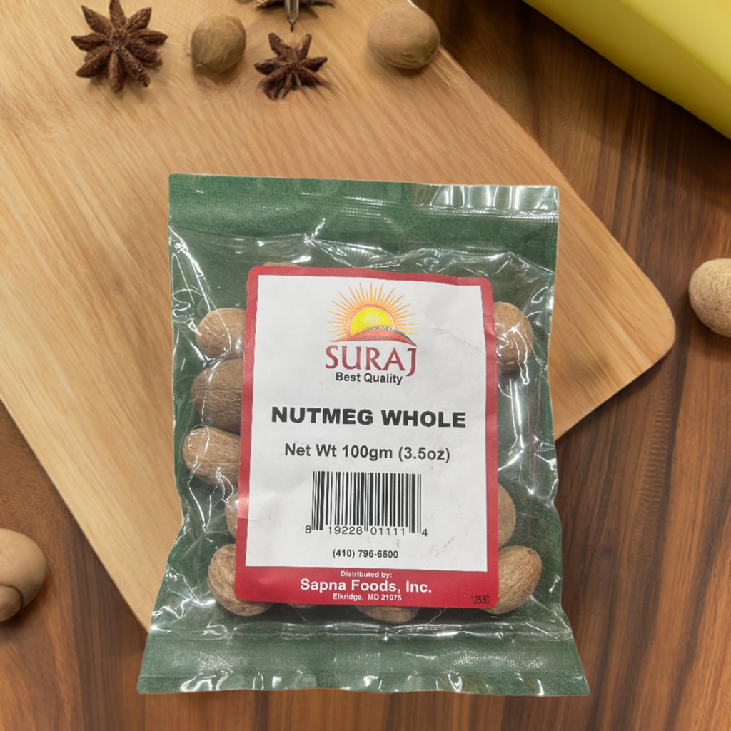 Suraj Nutmeg Whole-Gms : 100 - www.foodworldmd.com