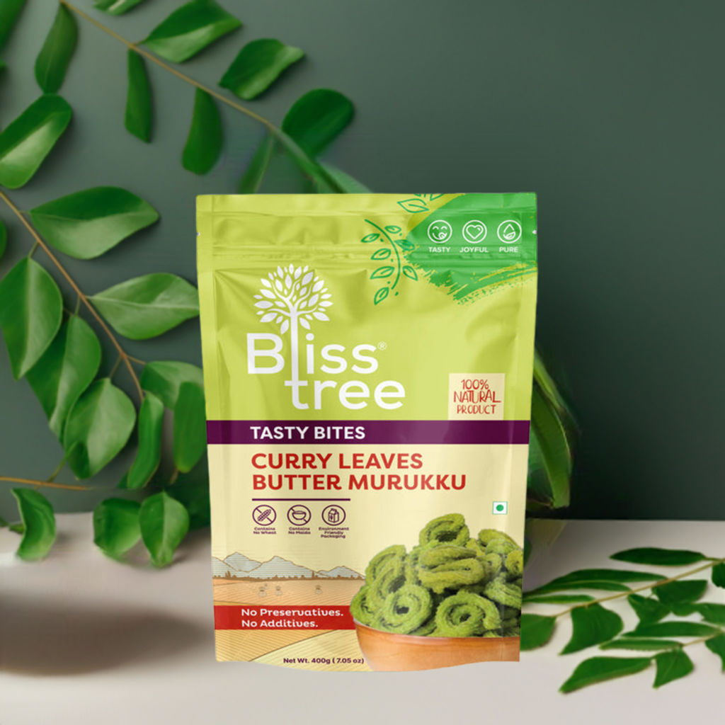 Bliss Tree Curry Leaves Butter Murukku-Gms : 400 - www.foodworldmd.com