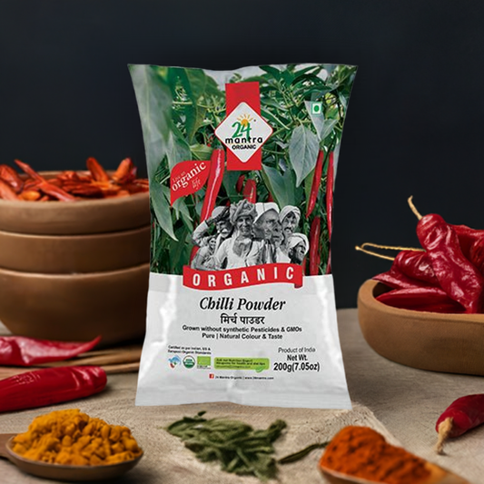 24 Mantra Organic Chilly Powder-Gms : 100 - www.foodworldmd.com