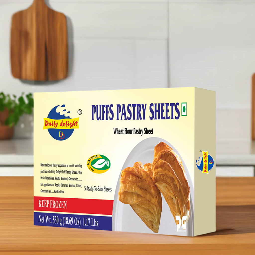 Daily Delight Puffs Pastry Sheet-Gms : 530 - www.foodworldmd.com