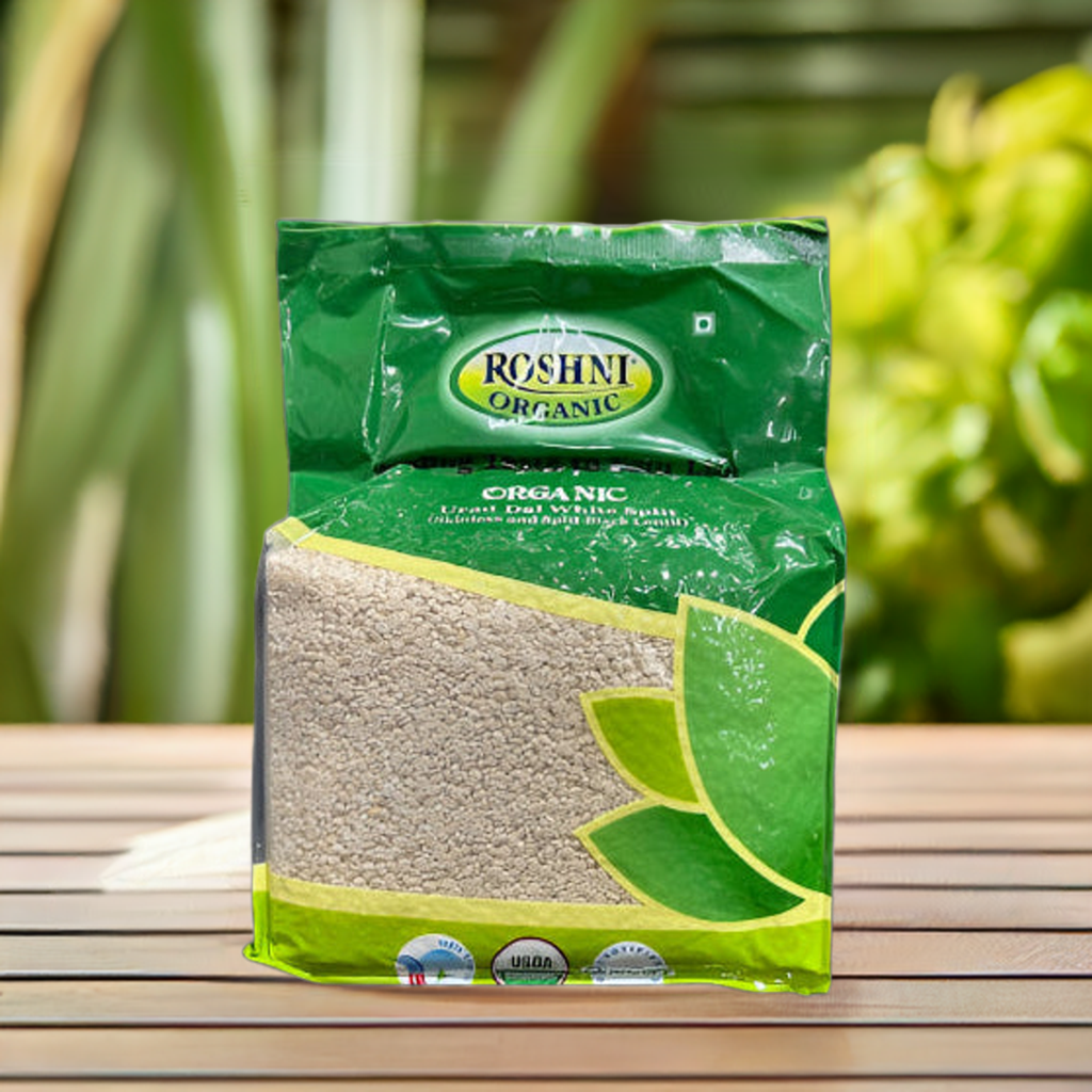 Roshini Organic Urad White Split-Lbs : 3.64 - www.foodworldmd.com