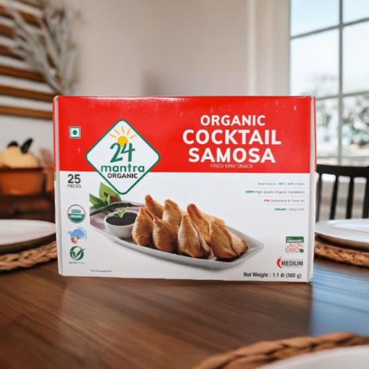 24 Mantra Organic Cocktail Samosa-Gms : 500 - www.foodworldmd.com